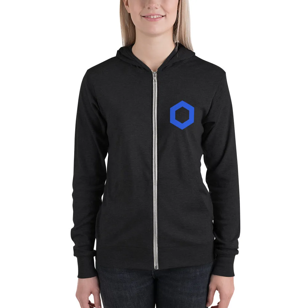 Chainlink Unisex zip hoodie