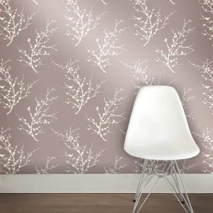 Champagne ED039 Edie Self-Adhesive Wallpaper
