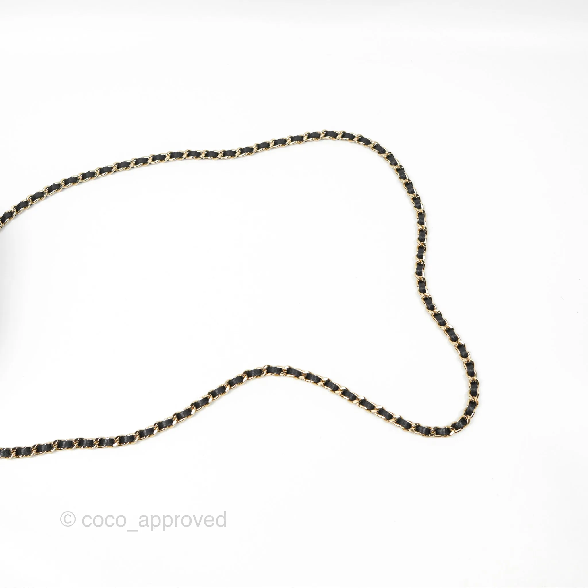 Chanel Mini Top Handle Vanity With Chain Black Lambskin Gold Hardware