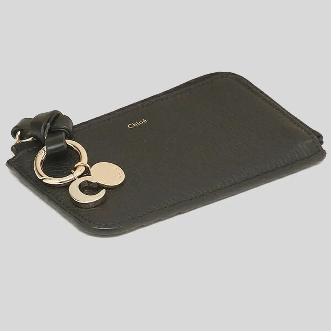 CHLOE Alphabet Flat Wallet Black RB-CHC21WP944F57