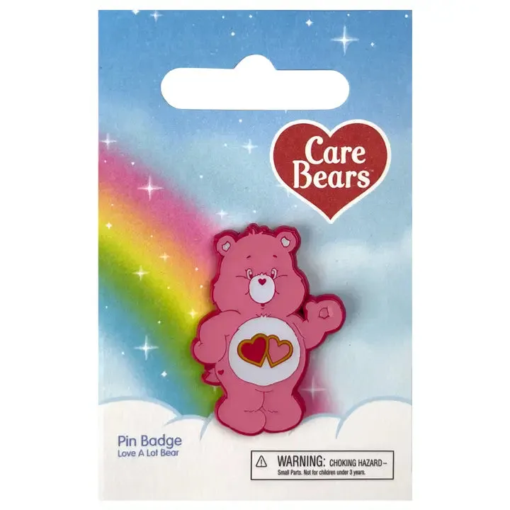 Classic Love A Lot Care Bear Pin Badge