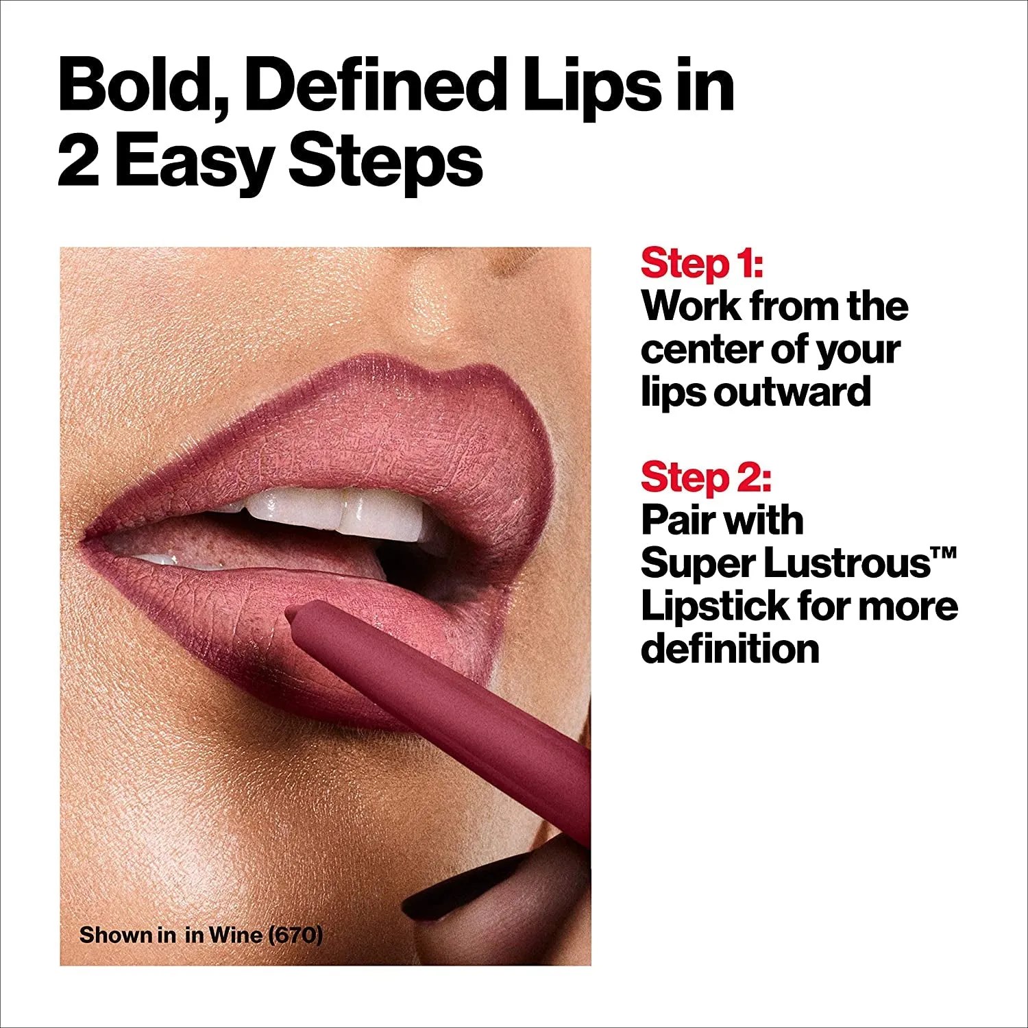 Colorstay Lip Liner with Built-In Sharpener, Valentine'S Day Makeup Gifts for Women, Longwear Rich Colors, Smooth Application, 660 Mauve, 0.01 Oz