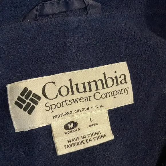 Columbia Women’s Double Whammy  Jacket Purple Size M With Warm Removable Liner