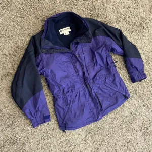 Columbia Women’s Double Whammy  Jacket Purple Size M With Warm Removable Liner
