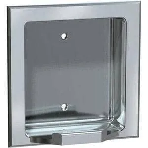 Commercial Bar Soap Dish, Recessed-Mounted, Stainless Steel w/ Satin Finish ASI 7404-S