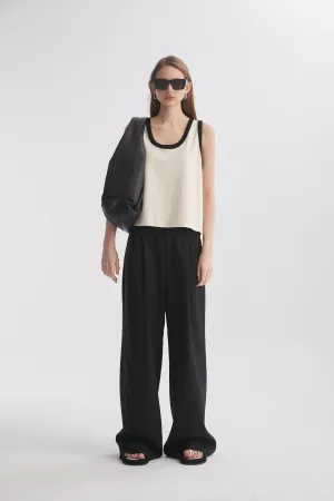 Contrasting Trim Top