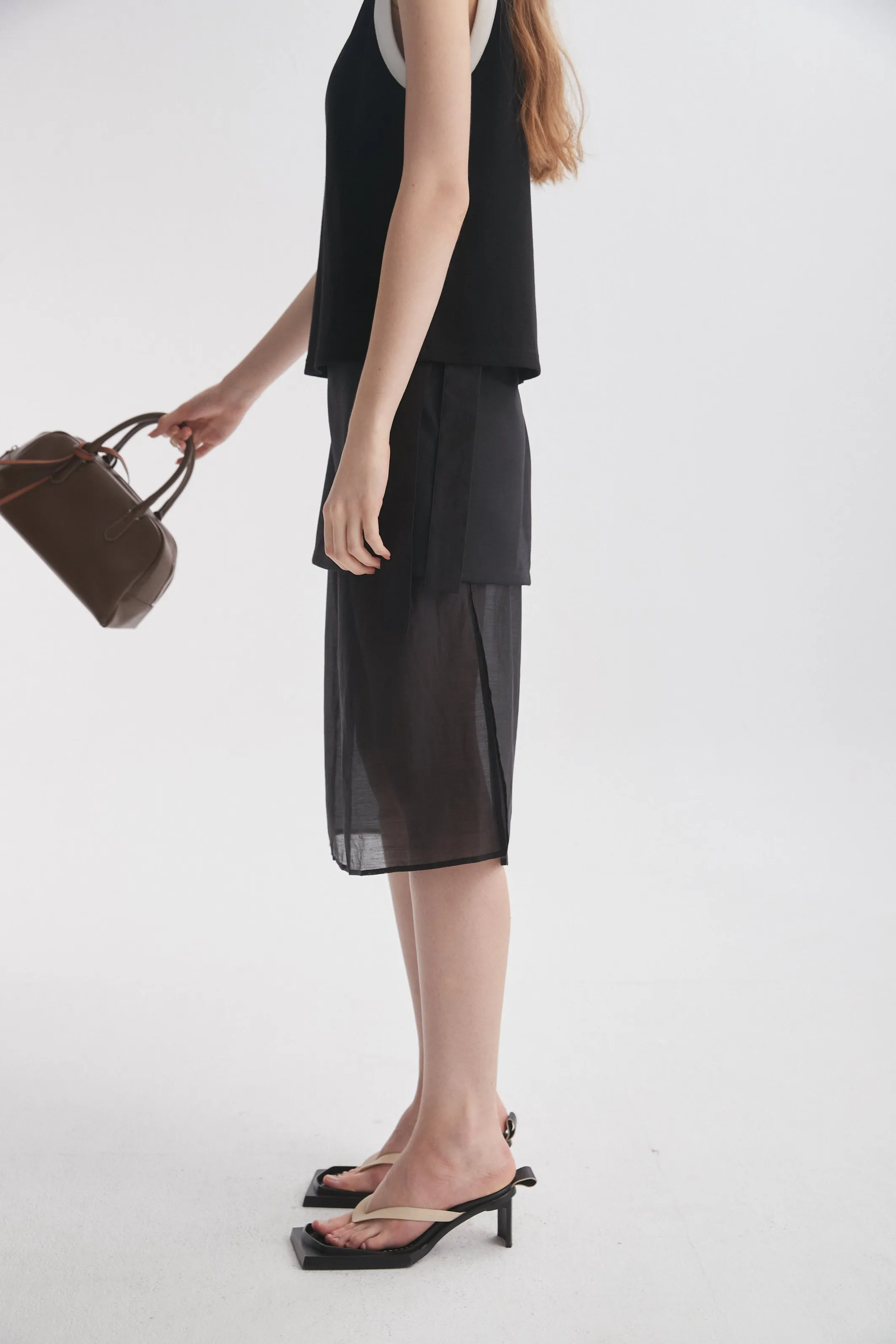 Contrasting Trim Top