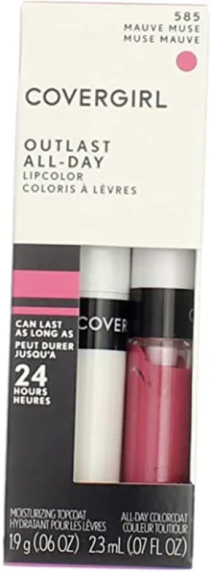 CoverGirl Outlast All Day Lipcolor, Mauve Muse [585] 1 ea (Pack of 6)