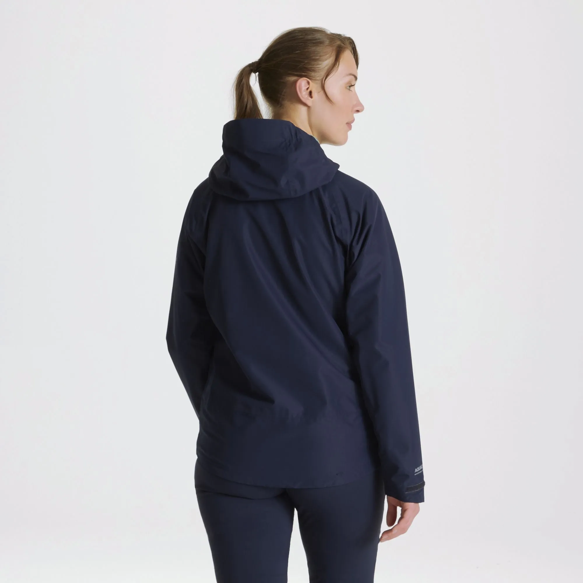Craghoppers Women's Atlas Waterproof Shell Jacket Navy RRP £85 CWW1158