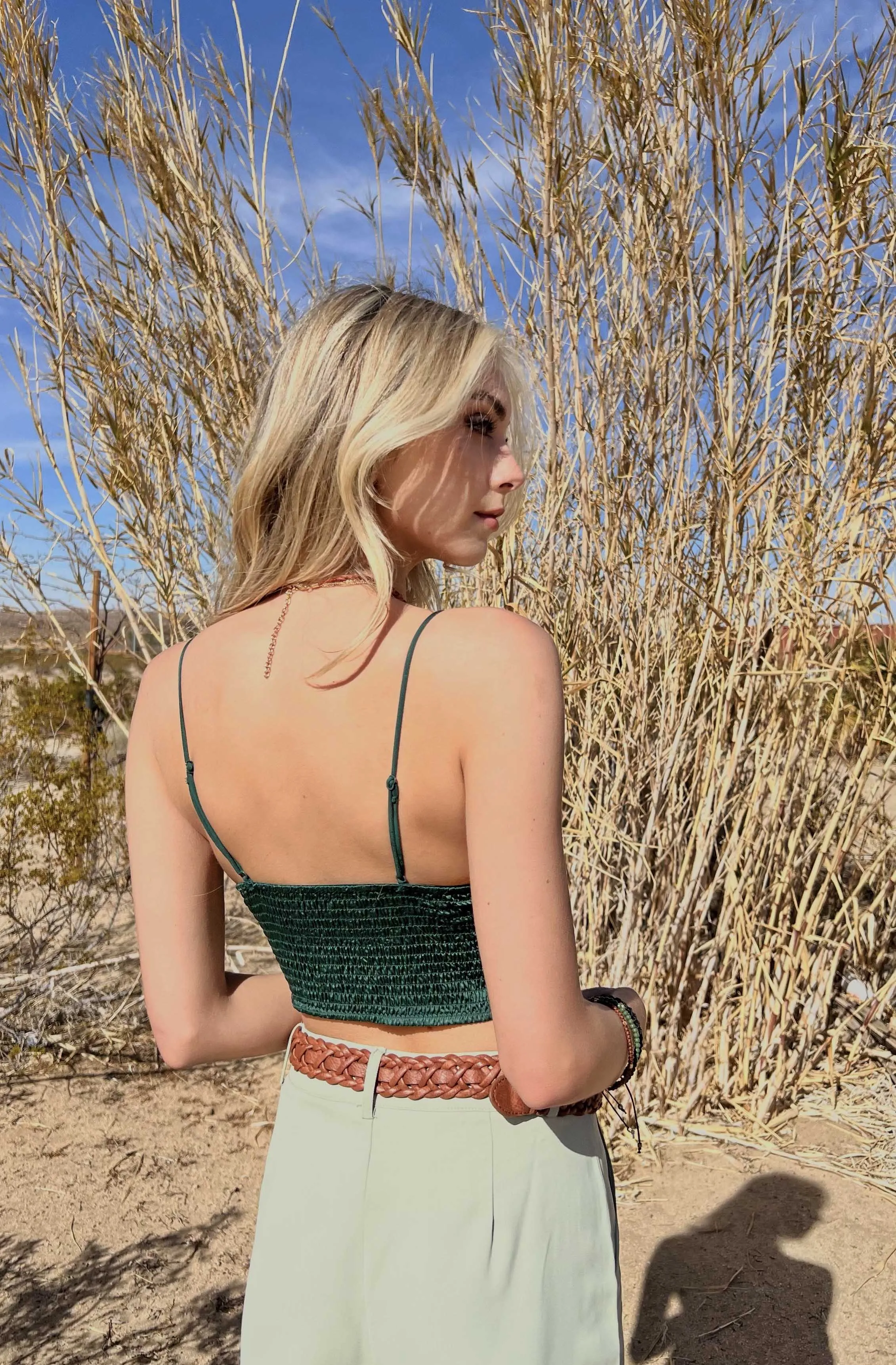 Crochet Overlay Longline Bralette - 5 colors!