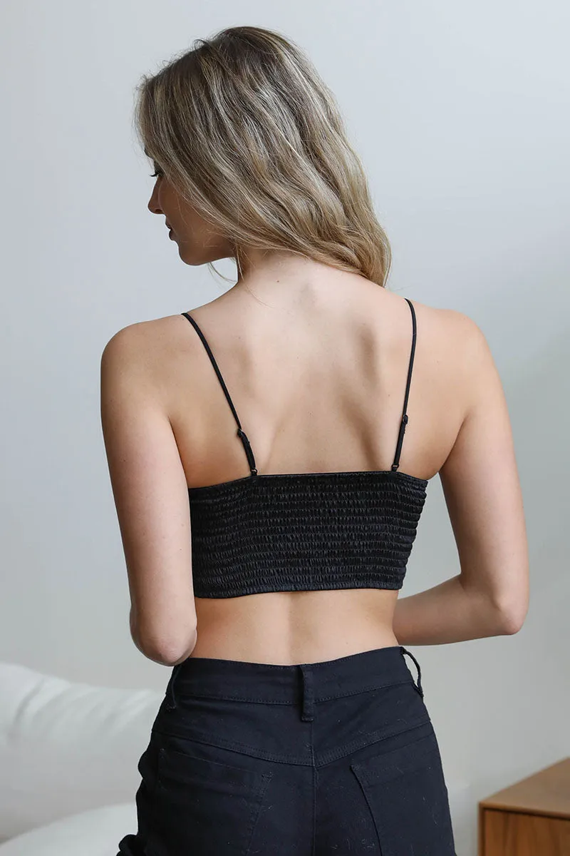 Crochet Overlay Longline Bralette - 5 colors!