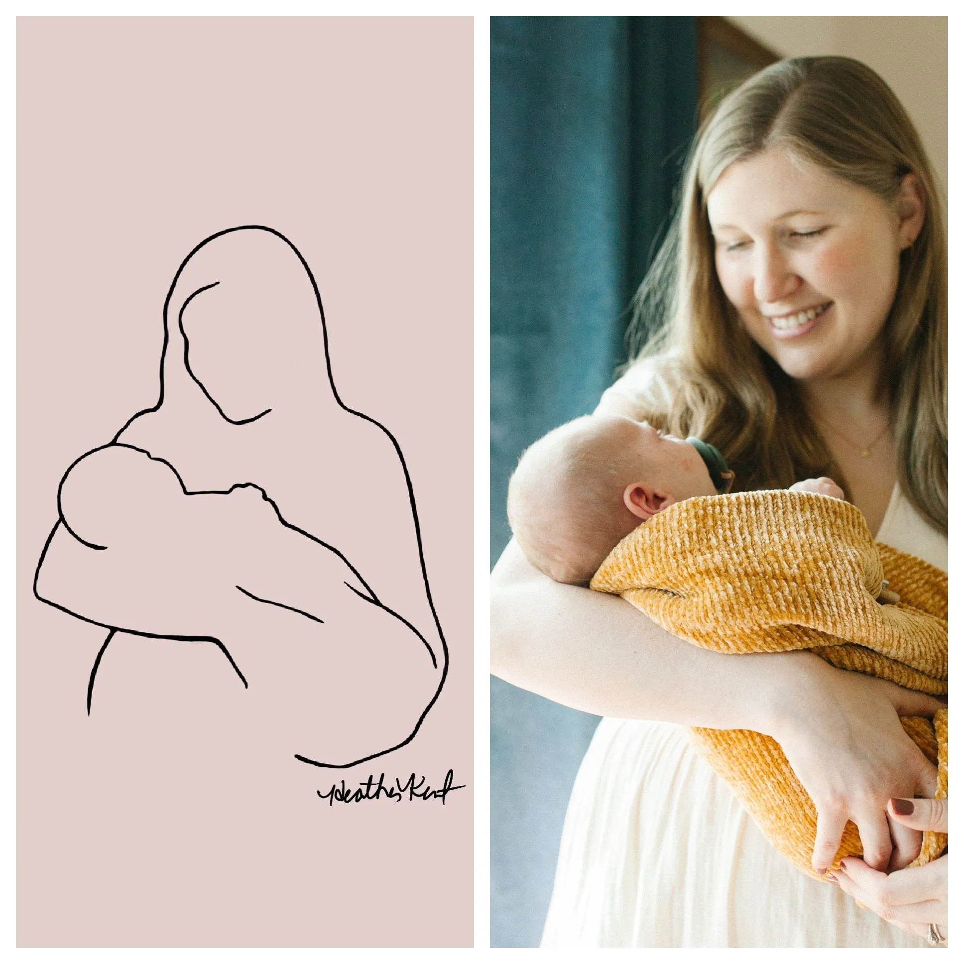 Custom Figure Drawing, Digital Minimalist Art - Print Your Own
