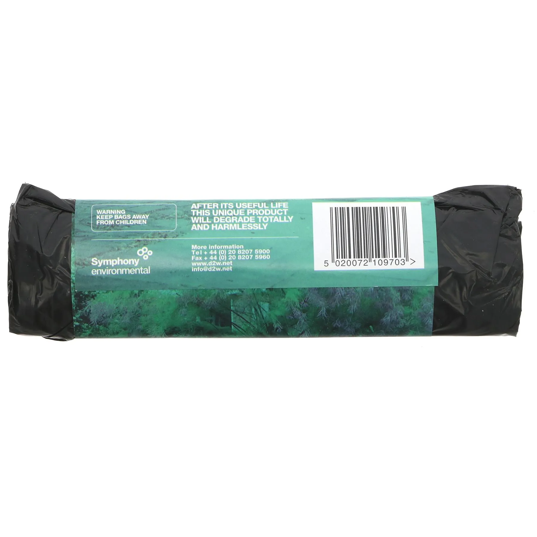 D2w | Wheelie Bin Liners 240L - 100% Degradable, 119x140cm | rolls