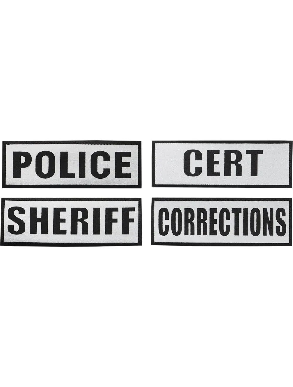 Damascus Protective Gear Police Reflective Name Patch