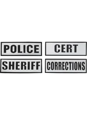 Damascus Protective Gear Police Reflective Name Patch