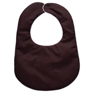 Dark Brown with Pink Trim Bib