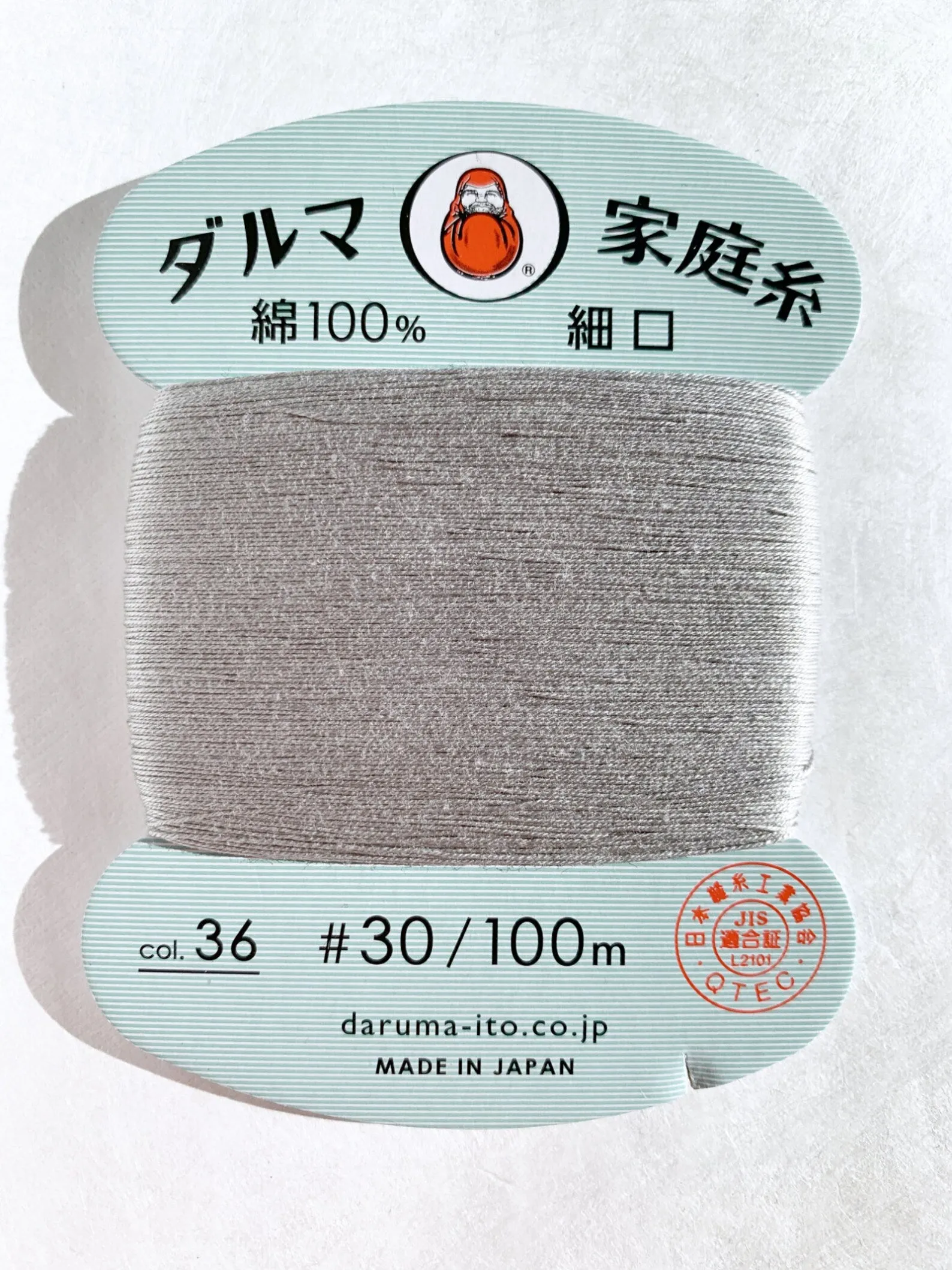 Daruma Hand Sewing Thread, 30 wt