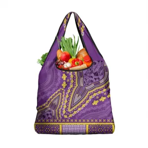 Dashiki Grocery Bag Luxury Afro - Violet LT7