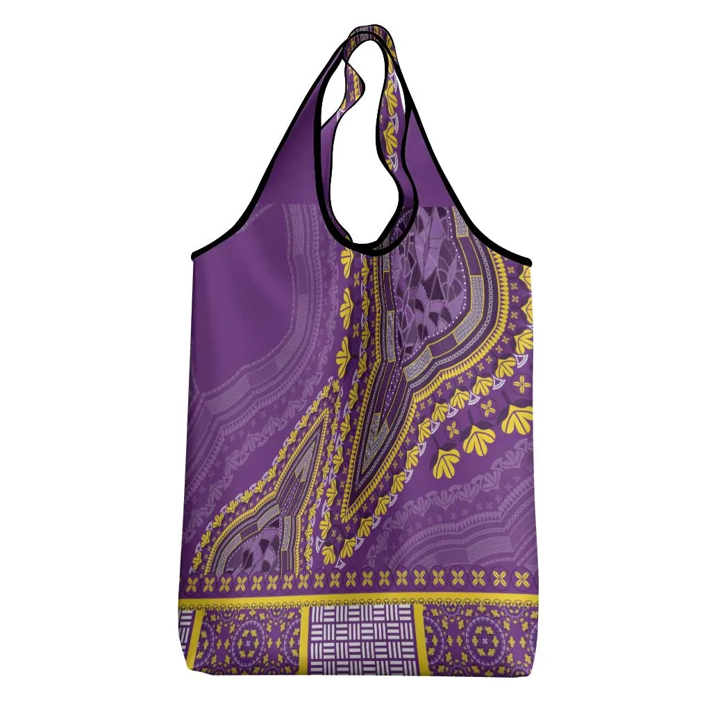 Dashiki Grocery Bag Luxury Afro - Violet LT7