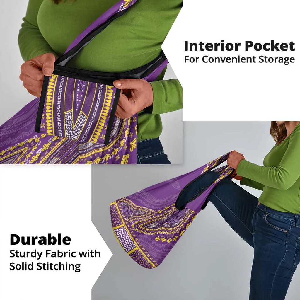 Dashiki Grocery Bag Luxury Afro - Violet LT7