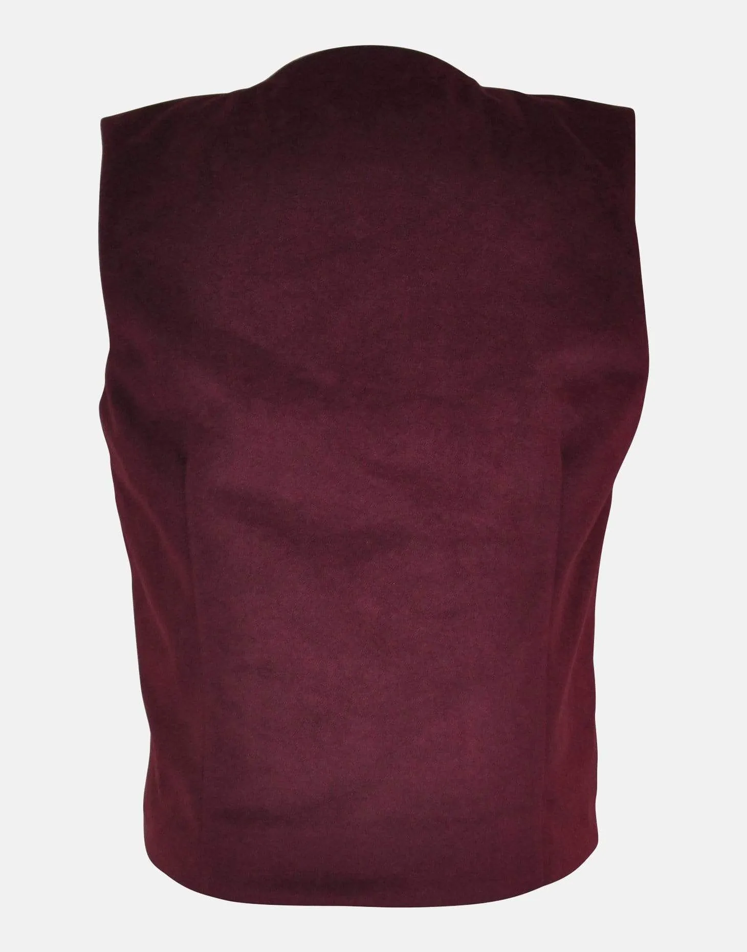 Dawes : Maroon velvet waistcoat