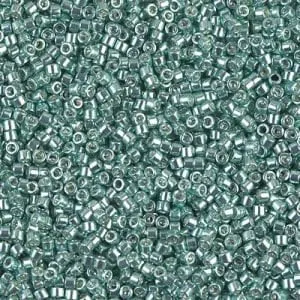 DB 415, Galvanized Dark Aqua, Dyed,  Miyuki Delica Beads, Size 11, 5 grams - Seed Bead - Retail & Wholesale