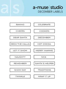 december labels