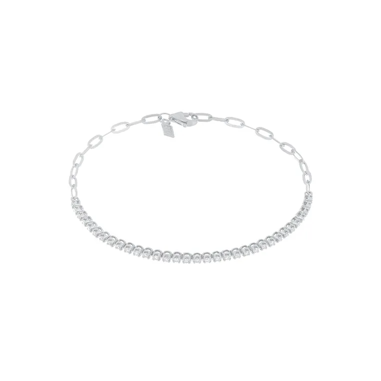 Diamond Segment Mini Link Bracelet