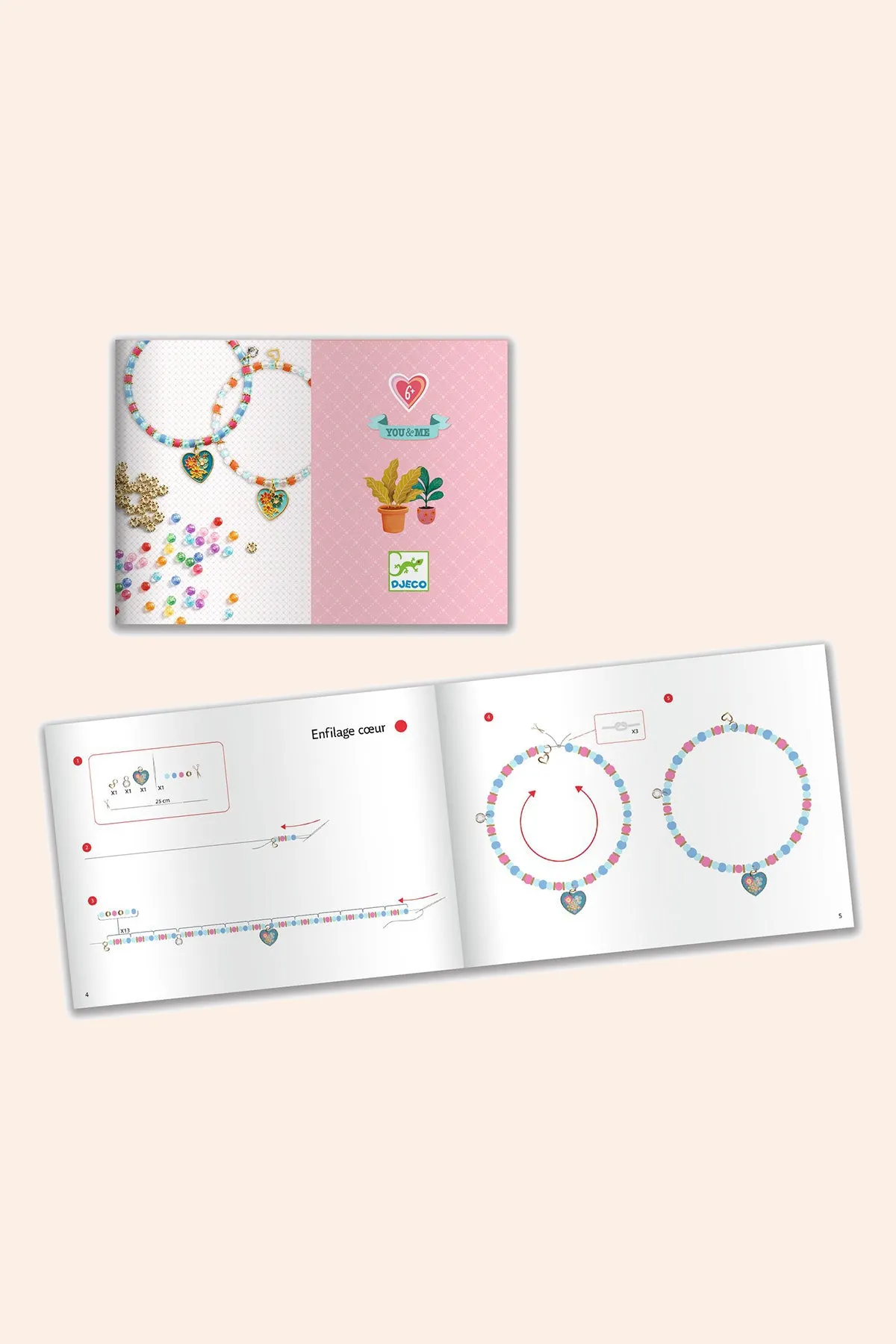 Djeco - Heart Threading Jewellery