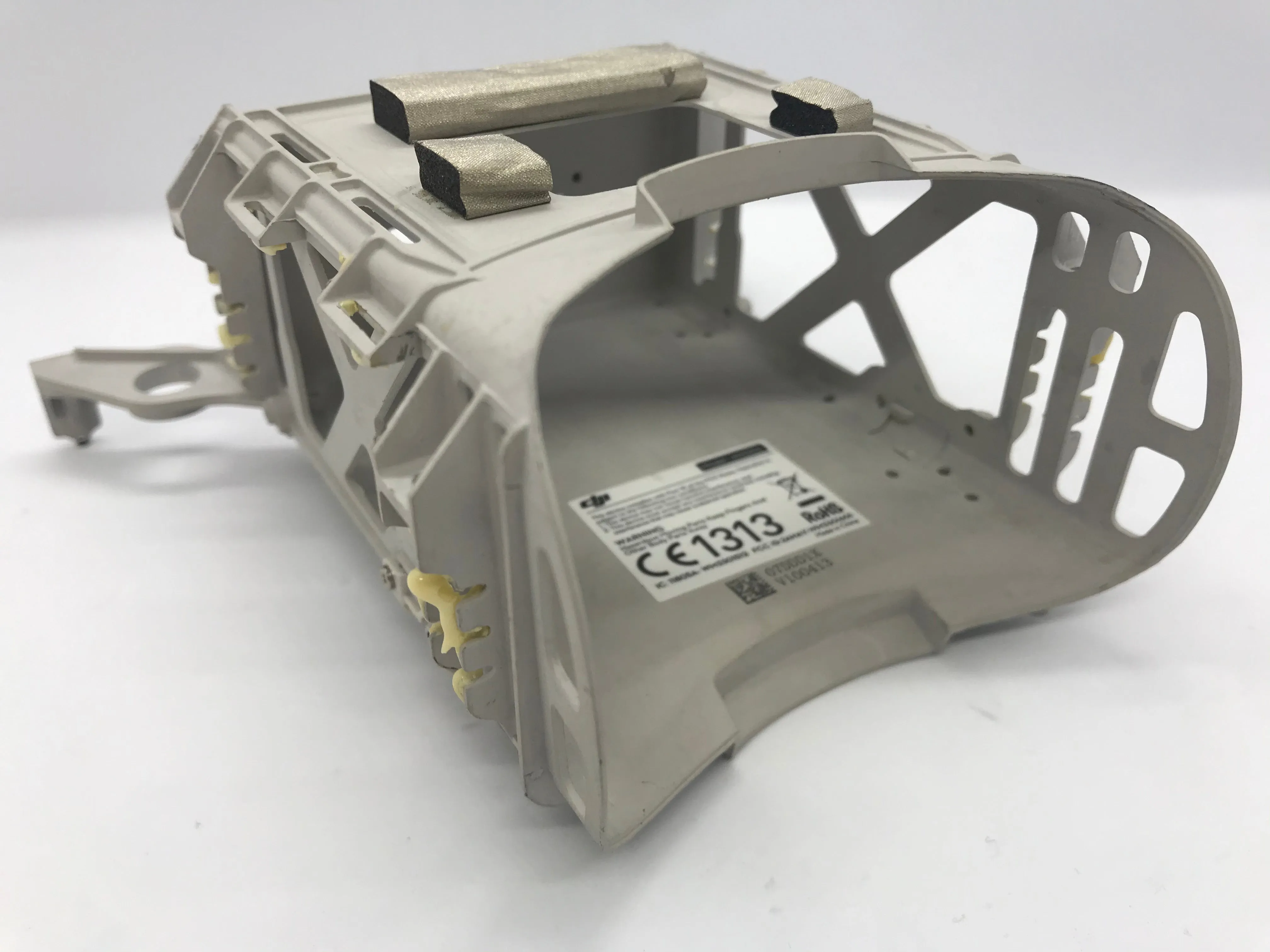 DJI Phantom 4 Middle Center Frame Battery Compartment