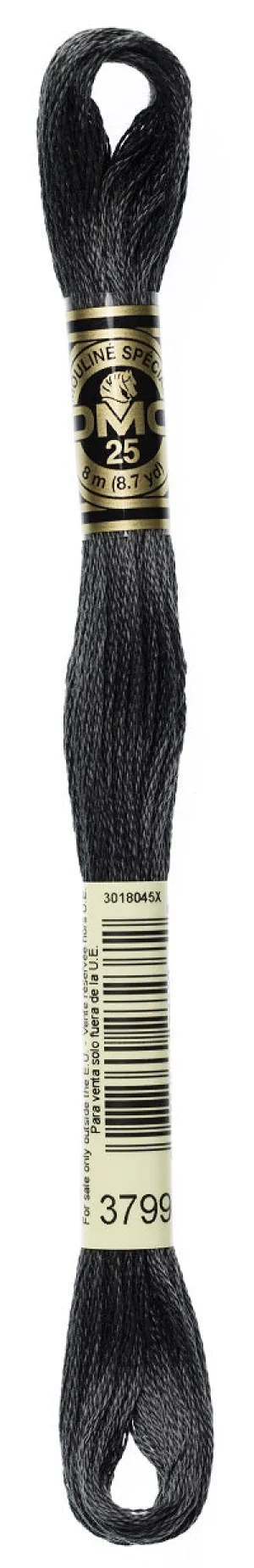 DMC 3799 - 6 Strand Embroidery Thread