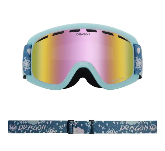Dragon LIL D Youth Snow Goggle With Pink Ion Lens - Snow Dance