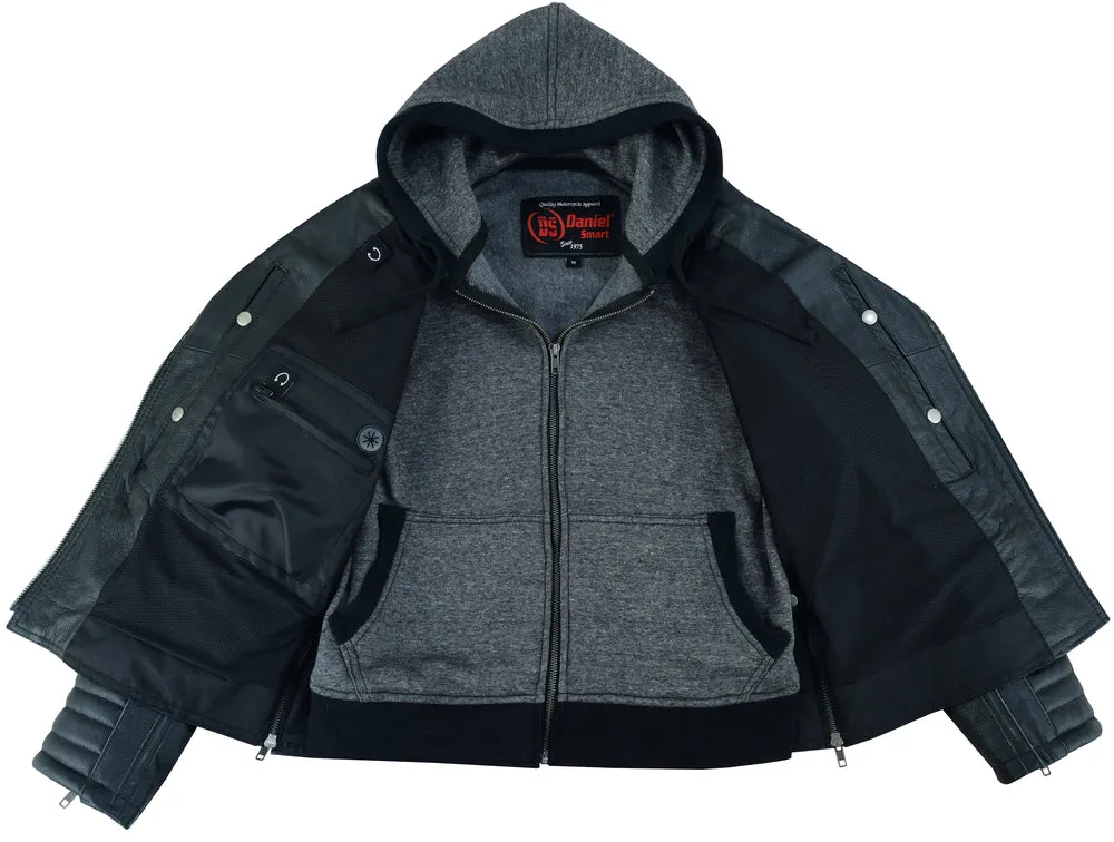 DS Women's M/C Jacket with Rub-Off Finish