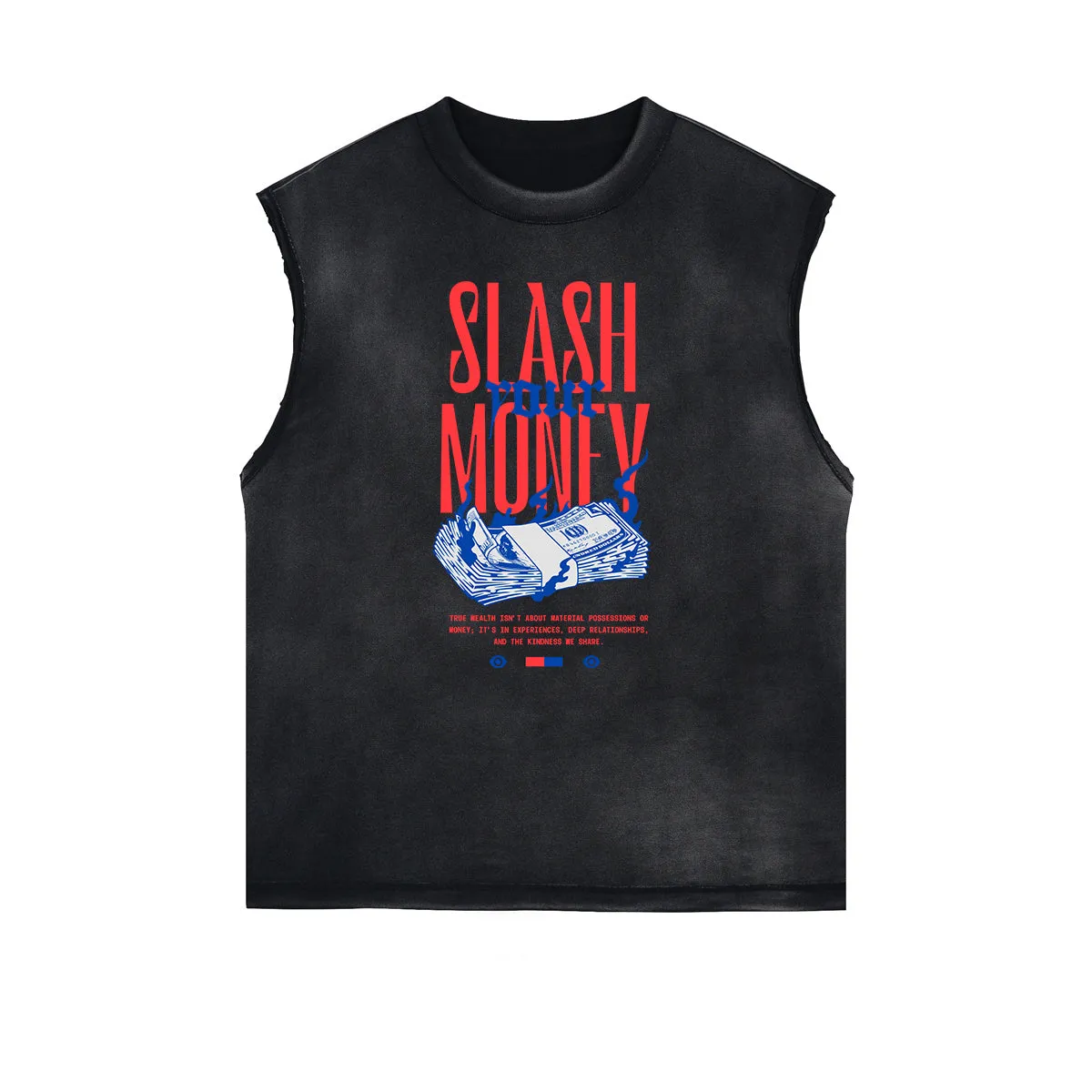 Edgy Street Style Graphic Tank Top