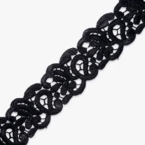 Elegant Torchon Lace | Black