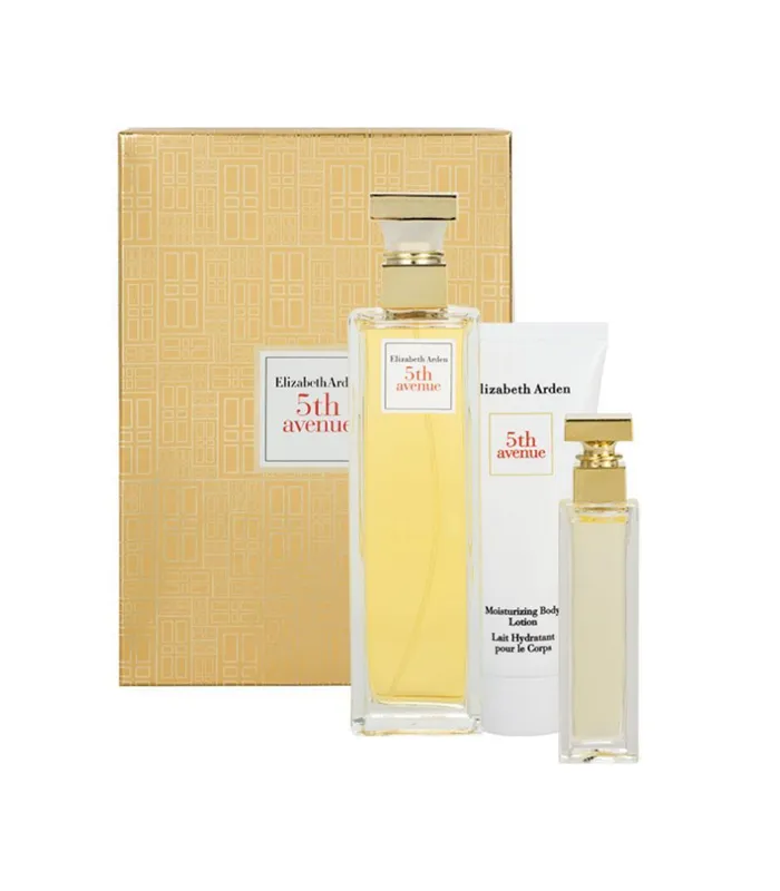 Elizabeth Arden 5Th Avenue Women 3Pc Set 125Edp 100Body Lotion   3.7ml Mini)