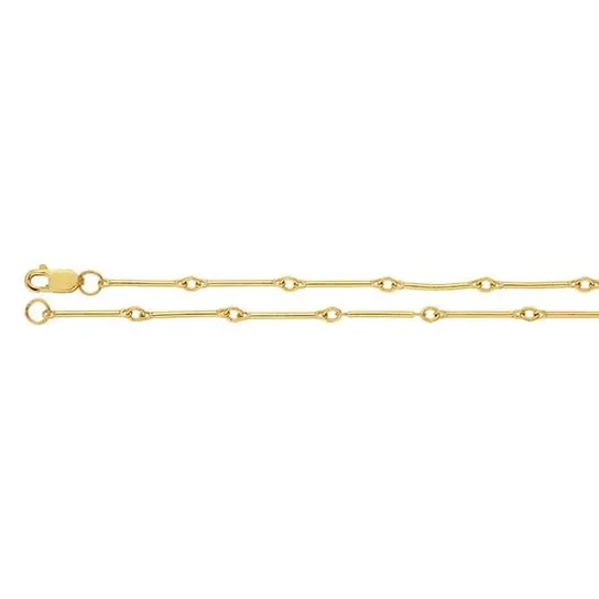 Elongated Link Chain