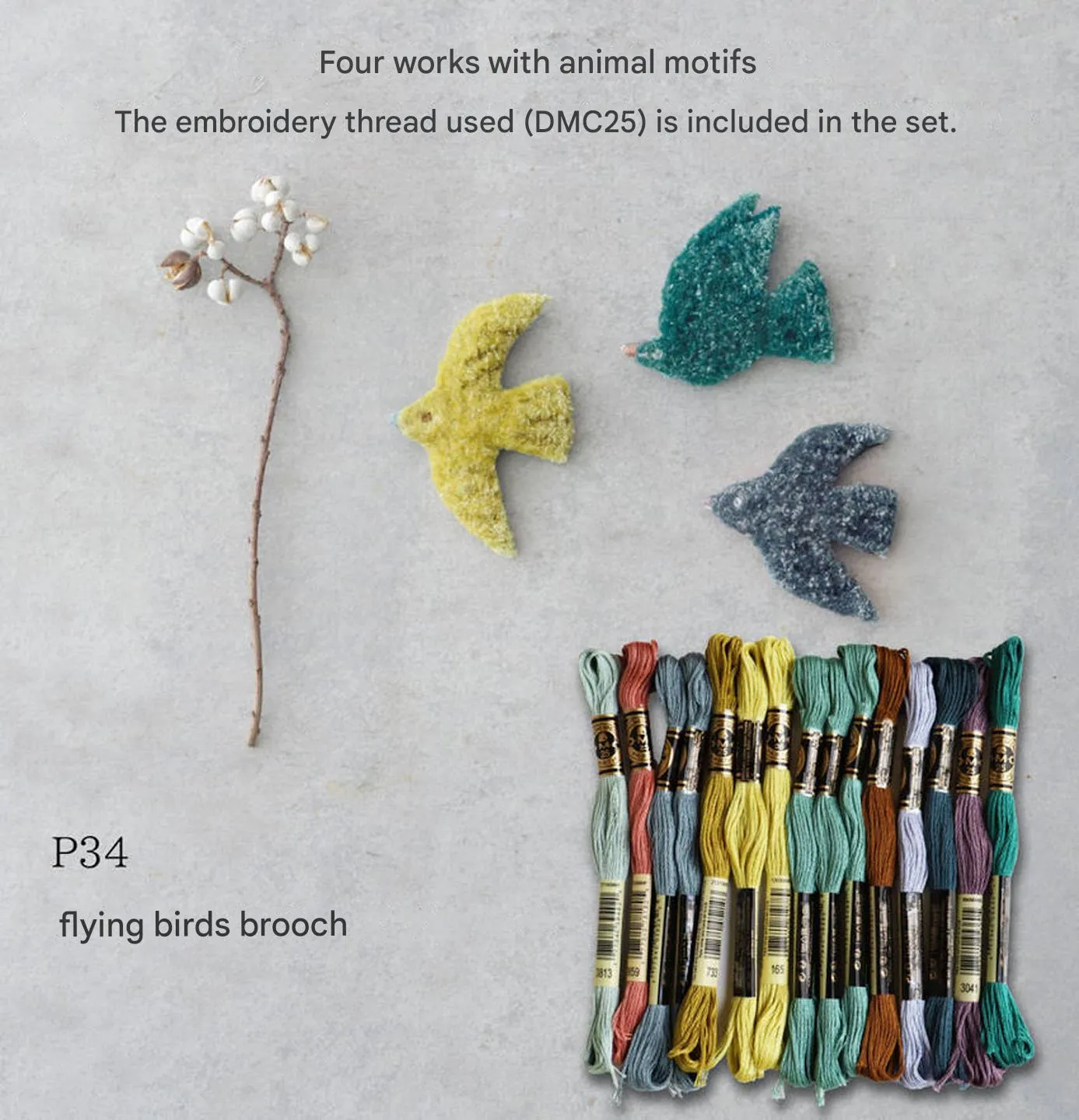 Embroidery Thread Set - 37 Skeins by Alice Makabe