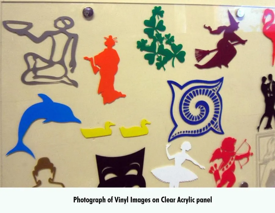 Ethnic Art Silhouette Vinyl Graphic
