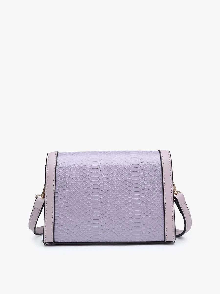 Etta Lilac Textured Crossbody