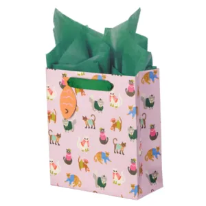 Fancy Cats Small Gift Bag