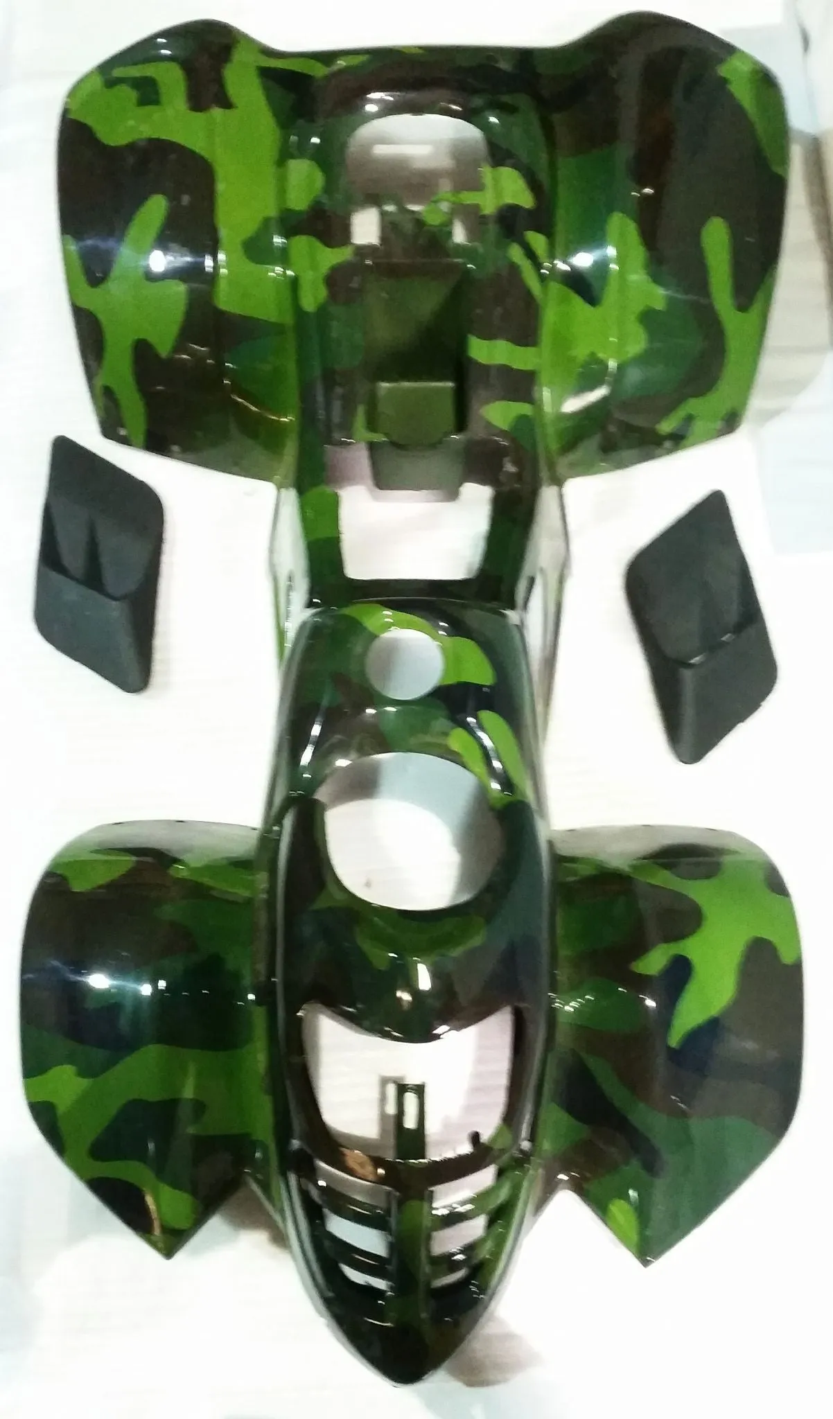 FJQ12 FAIRING PLASTICS BODY WORK FOR 50CC - 110CC QUAD ATV GREEN CAMO