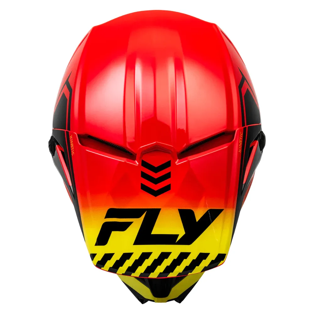 Fly Kinetic Menace Red/Black/Yellow Helmet