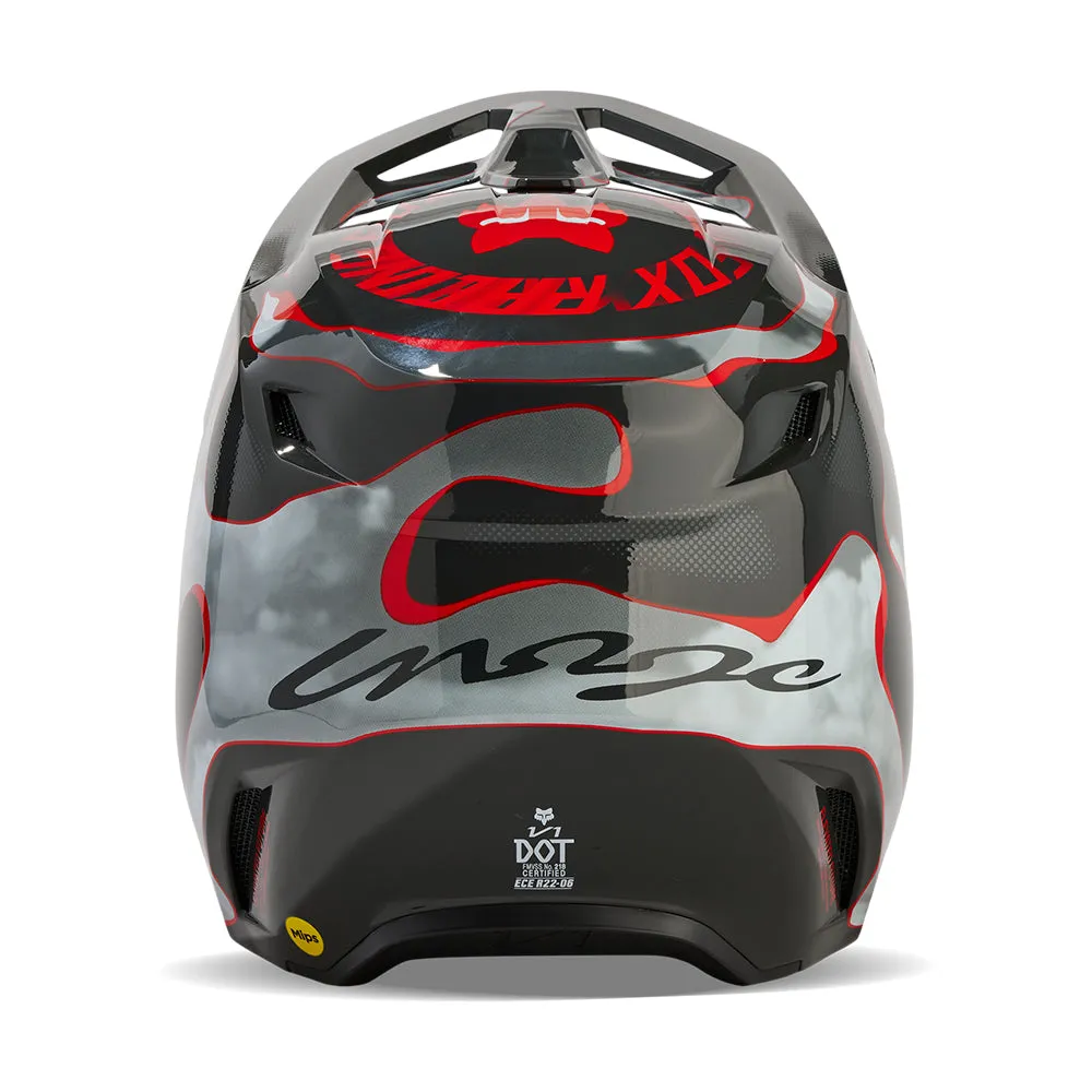FOX V1 ATLAS HELMET MIPS CE [GREY/RED]
