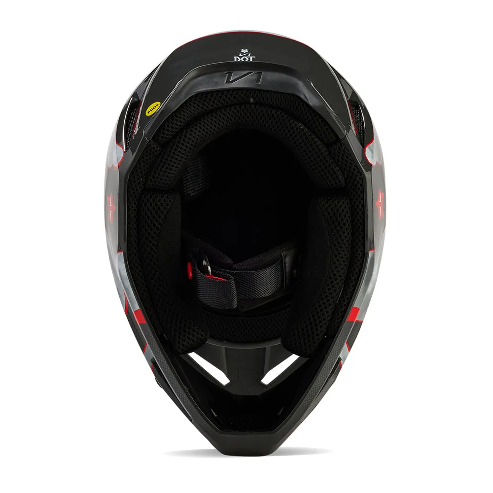 FOX V1 ATLAS HELMET MIPS CE [GREY/RED]