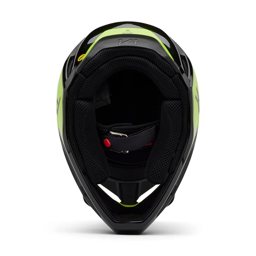 FOX V1 LEAN HELMET MIPS CE [GREY/YELLOW]