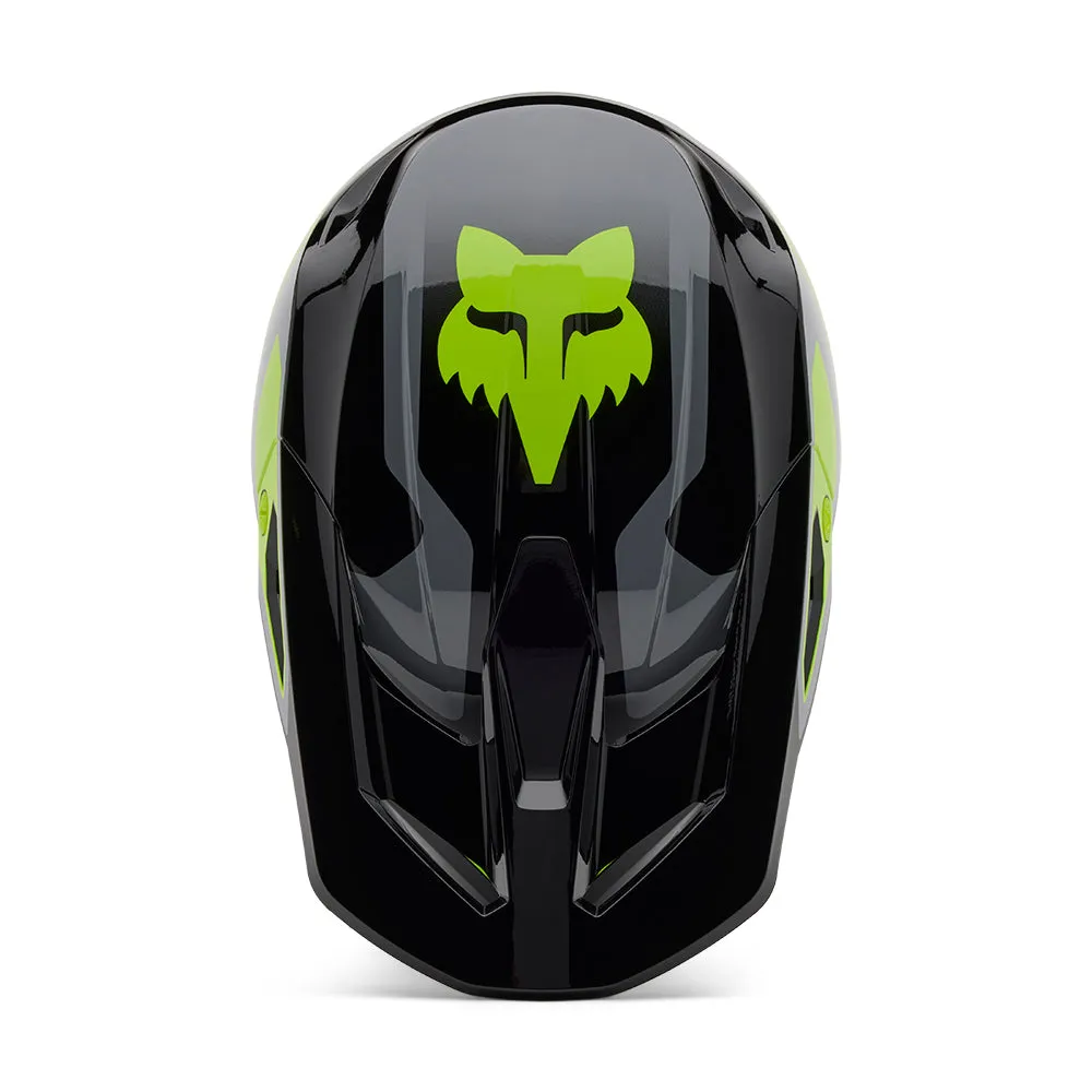 FOX V1 LEAN HELMET MIPS CE [GREY/YELLOW]