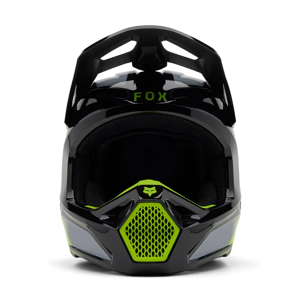 FOX V1 LEAN HELMET MIPS CE [GREY/YELLOW]