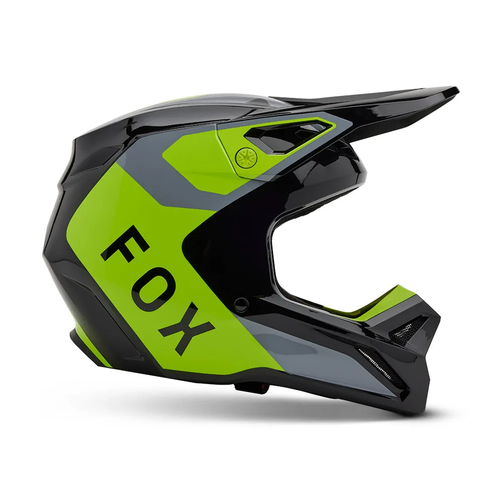 FOX V1 LEAN HELMET MIPS CE [GREY/YELLOW]