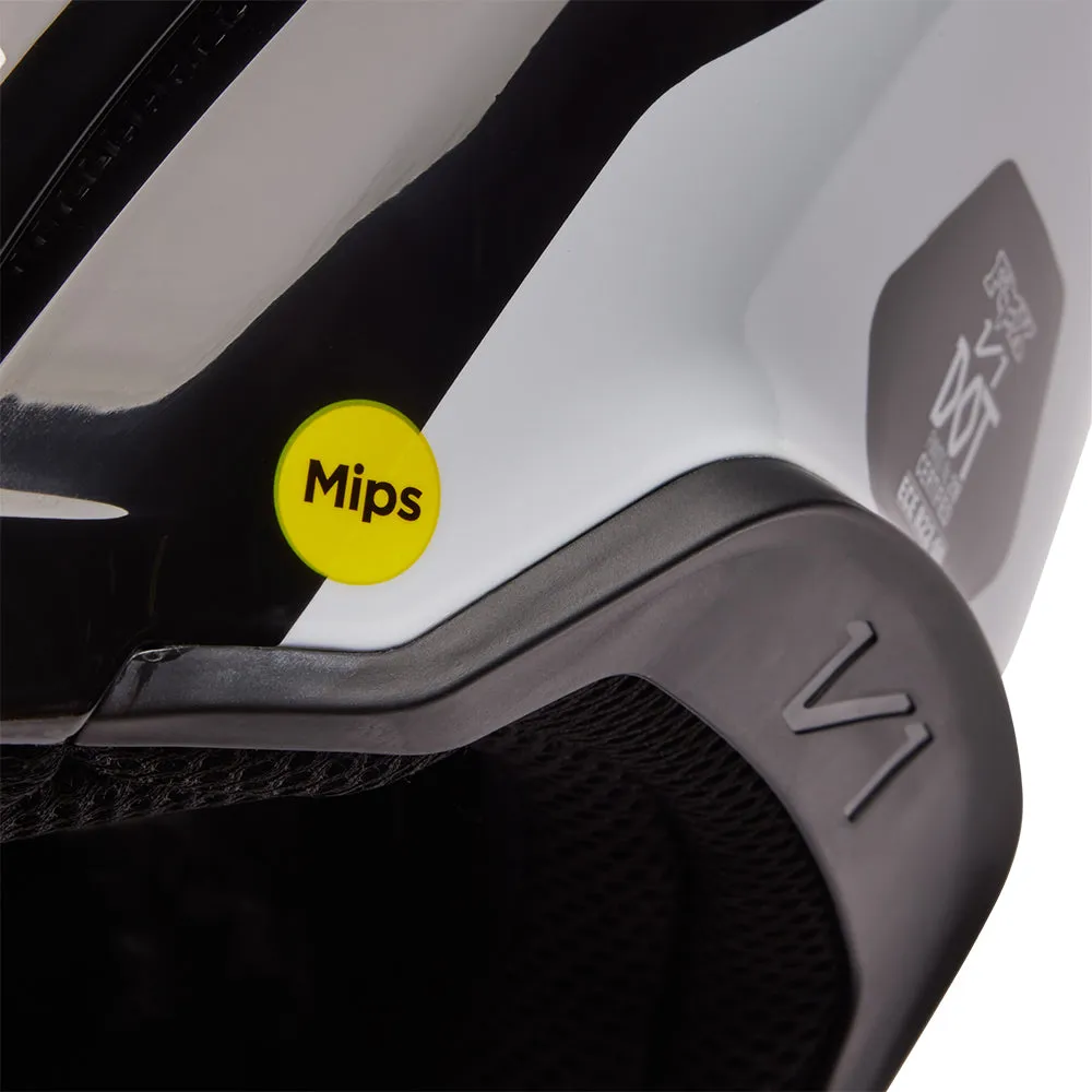 FOX V1 MORPHIC HELMET MIPS ECE [BLACK/WHITE]